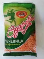 Чечевица красная шлифованная фасованная 300 г