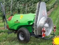 Опрыскиватель прицепной садовый OSP 1500/SAD Tajfun колонная приставка Ø800