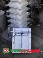 Задвижка реечная ручная 200х200, 300х300, 350х350, 400х400, 450х450