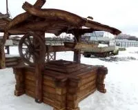 Колодец брусовой
