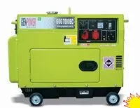 Портативная дизельная электростанция GenPower GDG 7000 E S
